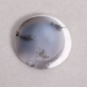 Cabochon 32mm en Agate Dendritique naturelle – Pierre paysage