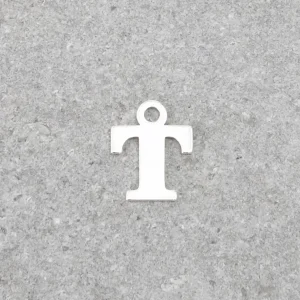 Lettre T en argent 925