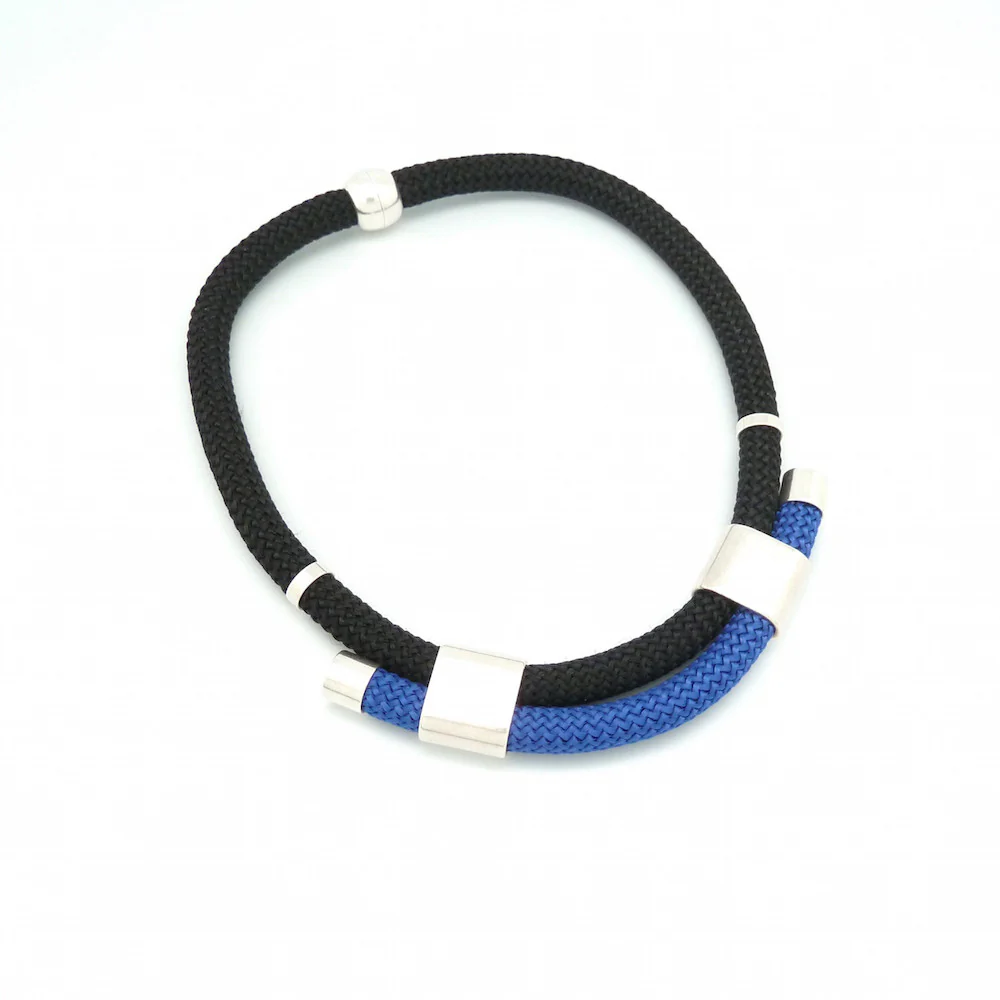 1 mètre de corde tressée 10mm Noir – Image 3