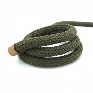 80 cm de corde tressée 10mm Kaki