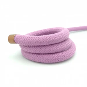 80 cm de corde tressée 10mm Violet orchidée