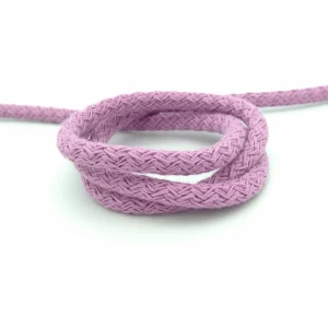 1 mètre de corde tressée 5mm Violet orchidée